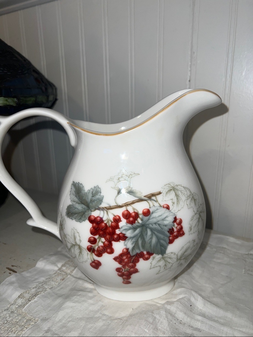 Charter Club Summers grove China porcelain water pitcher 44 oz